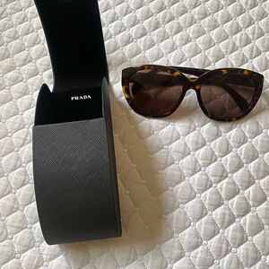 Prada Brown Tortoiseshell Sunglasses
